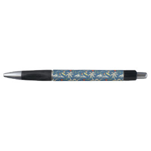 Retro Surf Tropical Pattern Pen