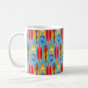 Retro Surfboards Coffee Mug