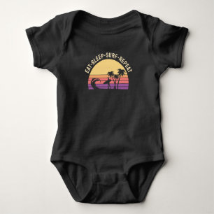 Retro Surfing Baby Bodysuit
