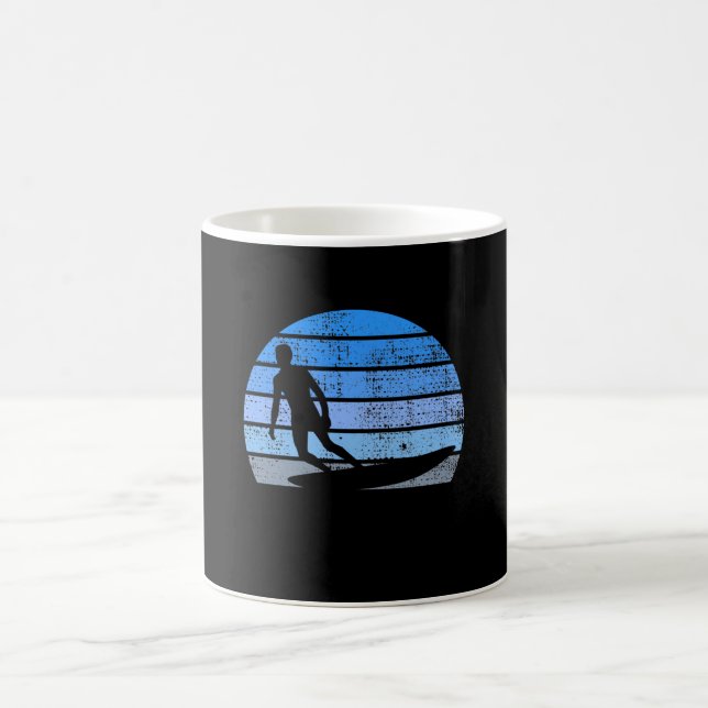 Retro Surfing Coffee Mug (Center)