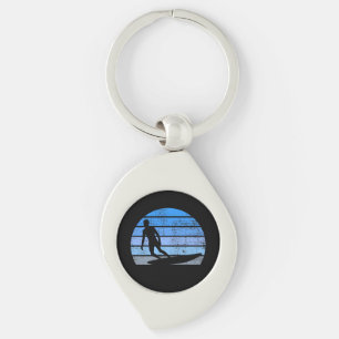 Retro Surfing Keychain