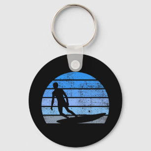 Retro Surfing Keychain