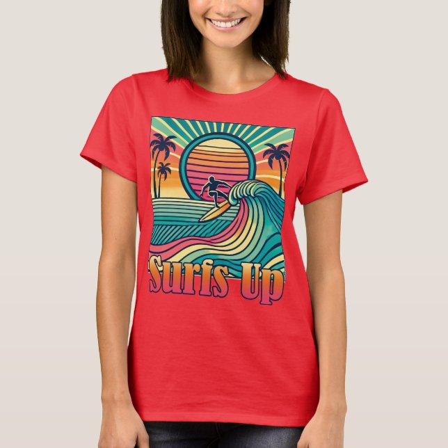 Retro Surfs Up T-Shirt (Front)