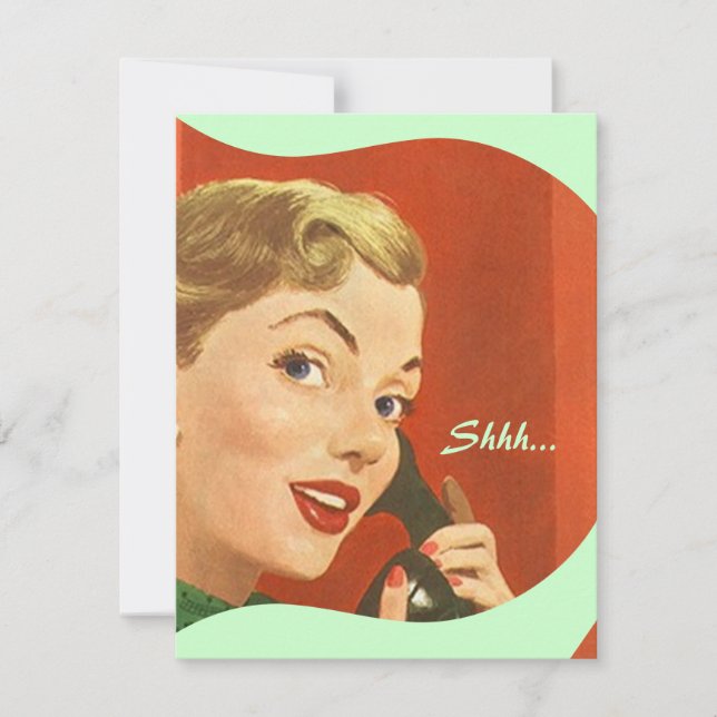 Retro Surprise Party For Any Occasion Invitations (Front)