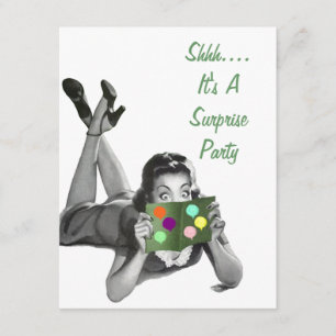 Retro Surprise Party Pour Toutes Les Invitations