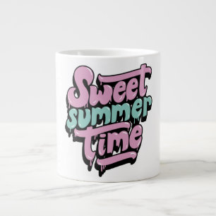Retro Sweet Summer Time Large Coffee Mug