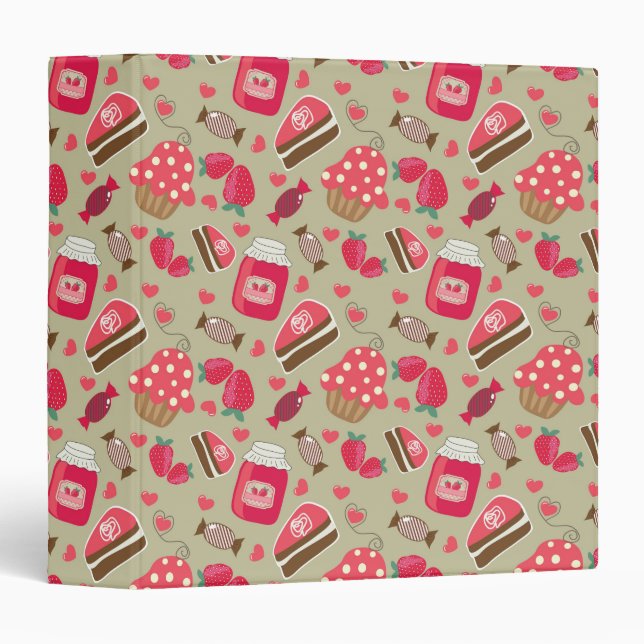 Retro Sweets Binder (Front/Spine)