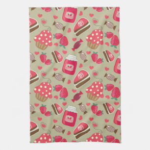 Retro Sweets Kitchen Towel