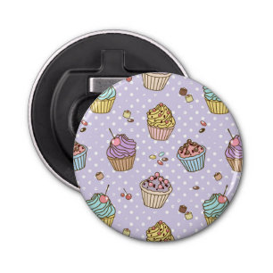 Retro Sweets Pattern Bottle Opener