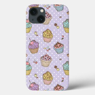 Retro Sweets Pattern iPhone 13 Case