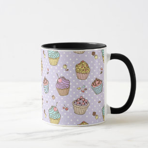 Retro Sweets Pattern Mug