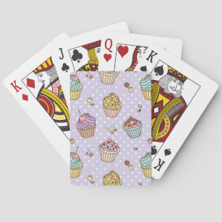 Retro Sweets Pattern Playing Cards