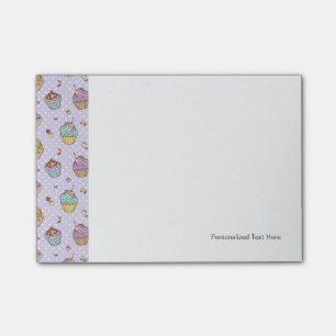 Retro Sweets Pattern Post-it Notes