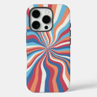 Retro Swirl Abstract Art iPhone / iPad case