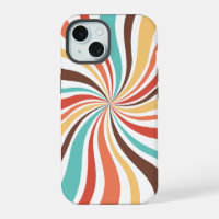 Retro Swirl Abstract Art iPhone / iPad case