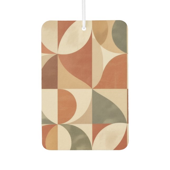 "Retro Symmetry" Air Freshener (Front)