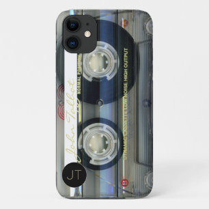 Retro T2 Audiotape Cassette personalized iPC Case- iPhone 11 Case
