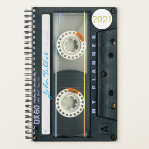 Retro T6 Audiotape Music quote Pl personnalisé