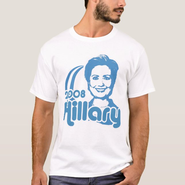 Rétro t de T-shirt de Hillary Hillary (Devant)