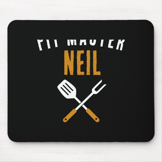 Retro T Master Name Funny Id Smoke That  Mouse Pad (Front)