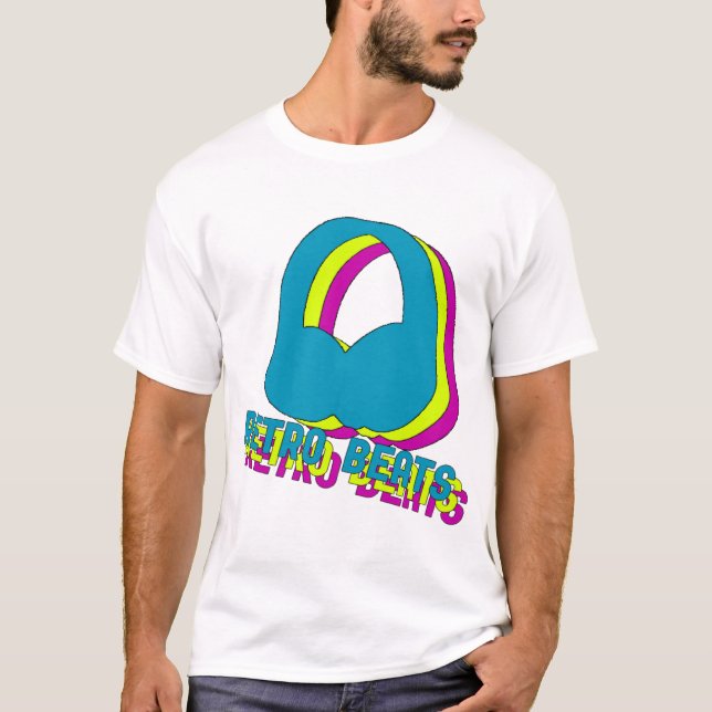 Rétro T-shirt de battements (Devant)