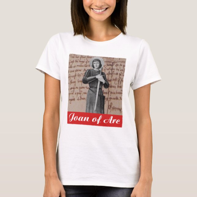 Rétro T-shirt de Jeanne d'Arc (Devant)