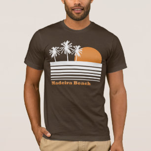 Rétro T-shirt de plage de la Madère