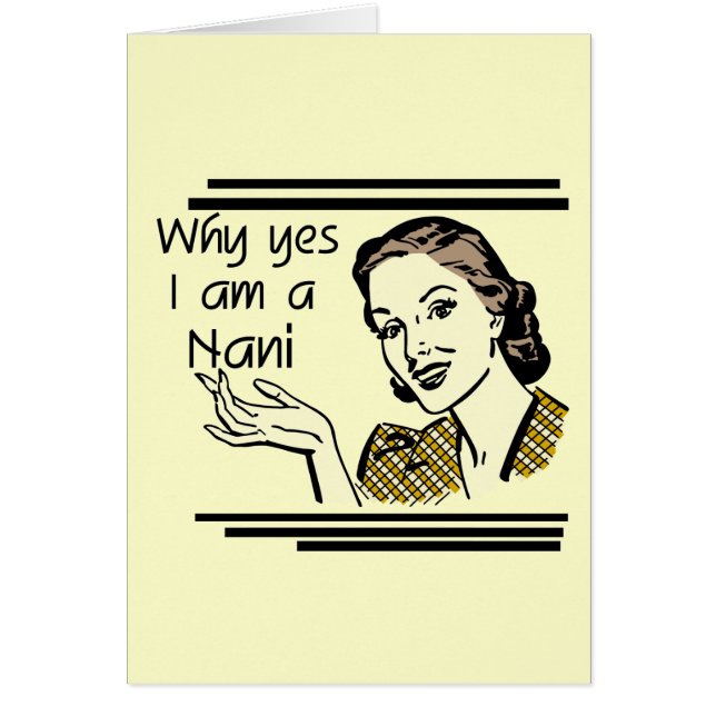 Rétro T-shirts et cadeaux de Nani (Devant)