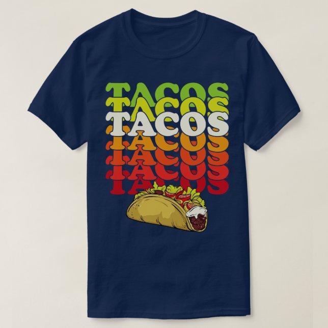 Retro Taco T-Shirt (Design Front)