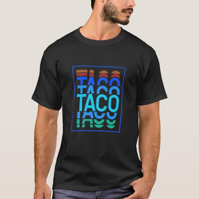 Retro Taco T-Shirt (Front)