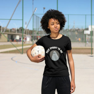 Retro Talk Spooky To Me Cool Ghost Halloween T-Shirt