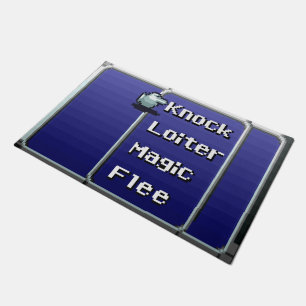Rétro tapis de porte de menu de RPG 24" x 36" (de