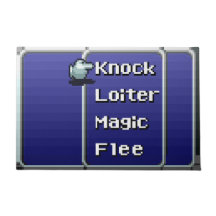 Rétro tapis de porte de menu de RPG 24" x 36" (de