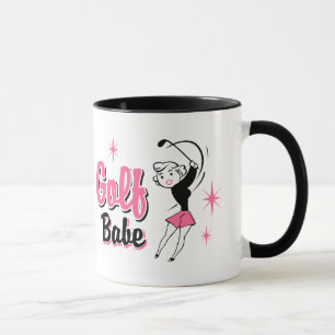 Rétro tasse de bébé de golf