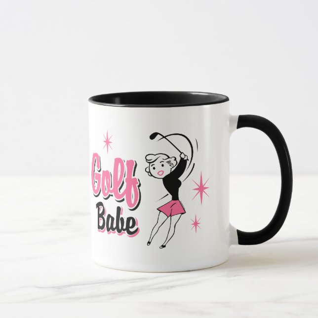 Rétro tasse de bébé de golf (Droite)