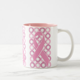 Rétro tasse de café rose