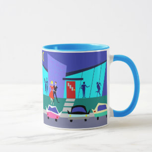 Rétro tasse de partie de Chambre ouverte