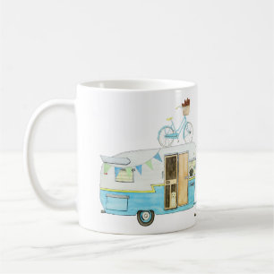 Rétro tasse de remorque de camping