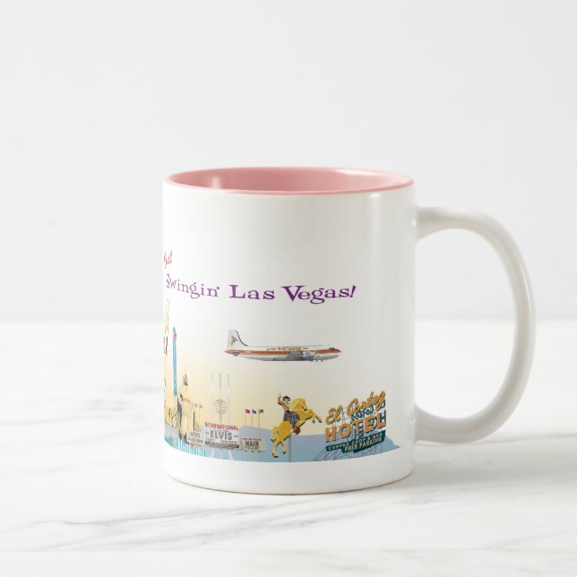 Rétro tasse de Vegas (Droit)