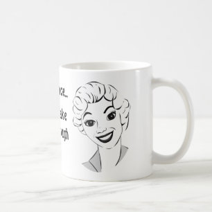 Rétro tasse drôle de maman