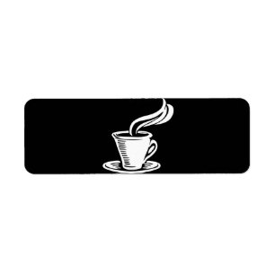 Rétro tasse et soucoupe de café