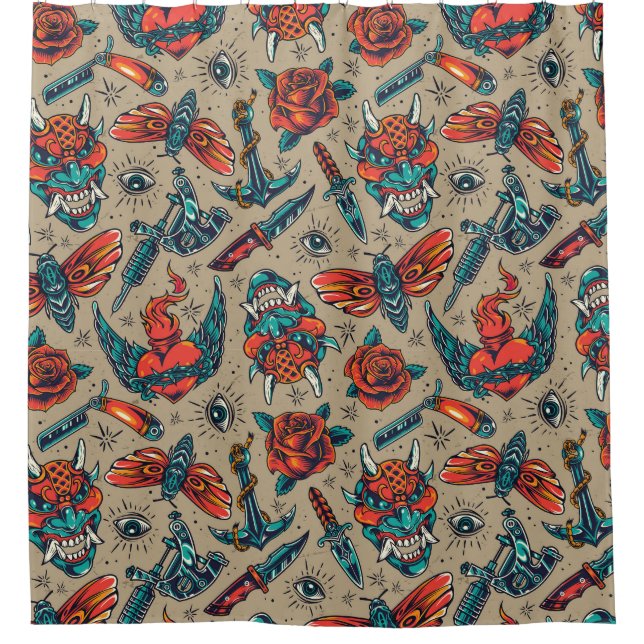 Retro Tattoo Pattern (Front)