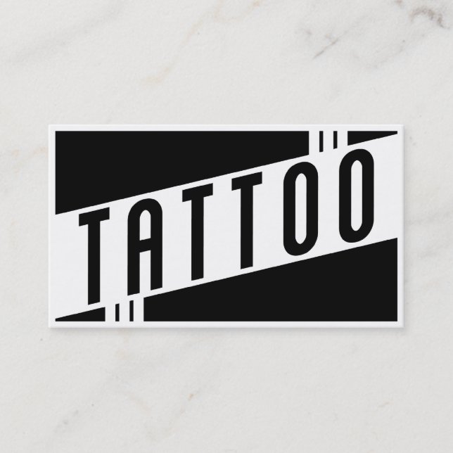 retro tattoo punch card (Front)
