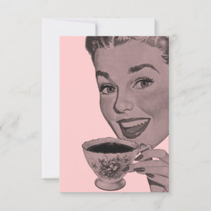 Retro Tea Party V2 Invitation