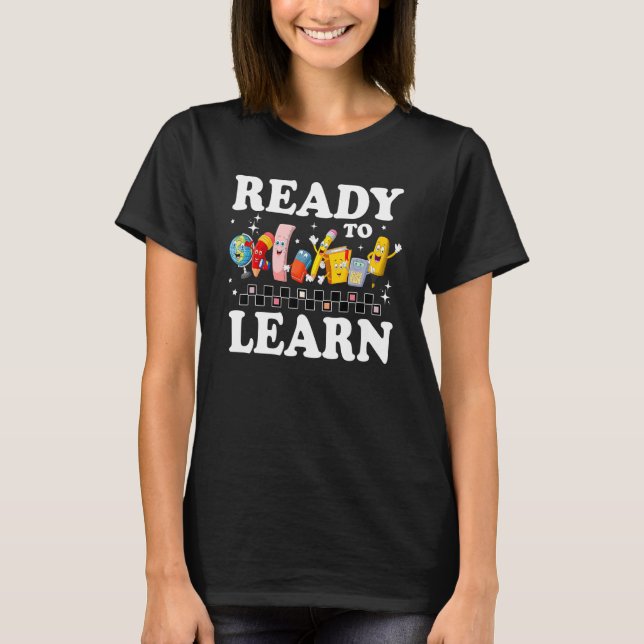 Retro Teacher Life Daisy Hippy Be Kind Back To Sch T-Shirt (Front)
