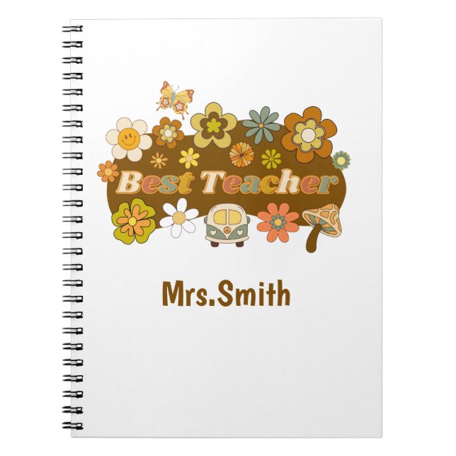 Retro Teacher Notebook (Front)