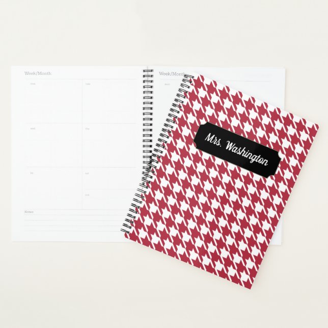 Retro Teacher School Lesson Planner Gift (Display)