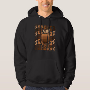Retro Teachers Black History Month Daisy Melanin C Hoodie