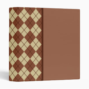 Retro Teacher's Student Class Argyle Binder Gift