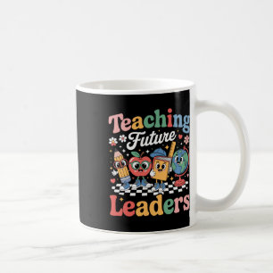 Retro Teaching Future Leaders Fun Back To School T Coffee Mug